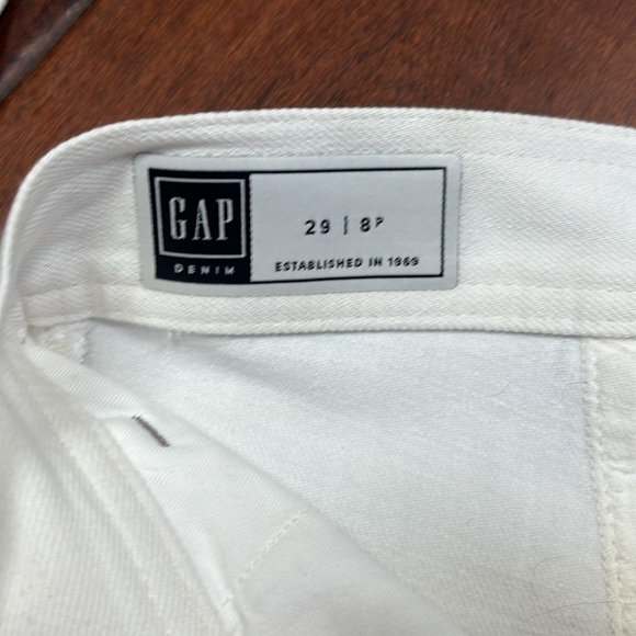 NWOT Gap Wide-Leg Suspender Jeans With Washwell Size 8P - Picture 3 of 4
